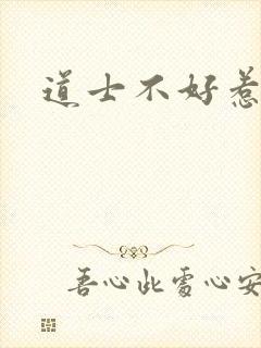 道士不好惹小说