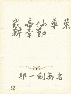 武帝仙尊叶辰最新章节