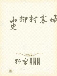 山柳村寡妇的情史