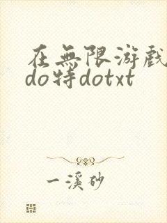 在无限游戏大里do特dotxt