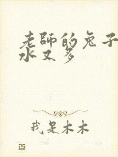 老师的兔子又软水又多