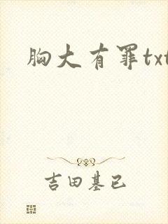 胸大有罪txt