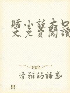 赌小说木口银全文免费阅读笔趣阁