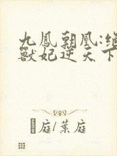 九凤朝凰:绝色兽妃逆天下