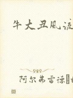 牛大丑风流记封面