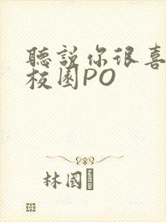 听说你很喜欢我校园PO