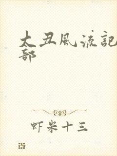 大丑风流记第二部封面