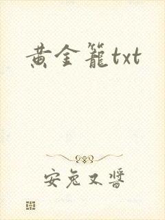 黄金笼txt