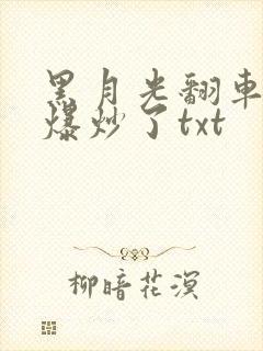 黑月光翻车后被爆炒了txt