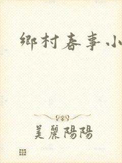 乡村春事小说