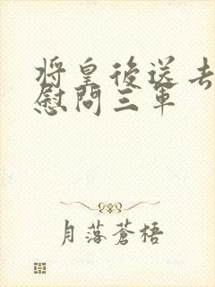 将皇后送去军营慰问三军封面