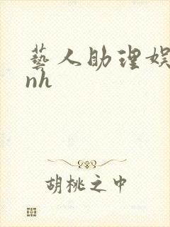 艺人助理娱乐圈nh