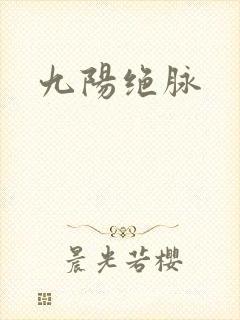 九阳绝脉封面