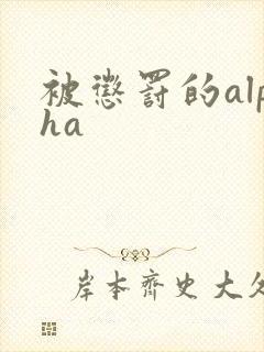被惩罚的alpha