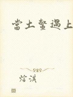 当土鳖遇上海龟