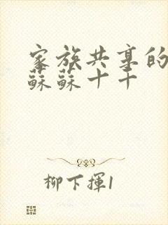 家族共享的养女苏苏十千