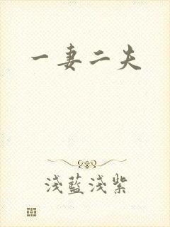 一妻二夫
