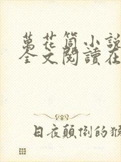 万花筒小说免费全文阅读在线