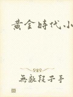 黄金时代小说