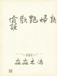 偷欢艳妇熟女小说