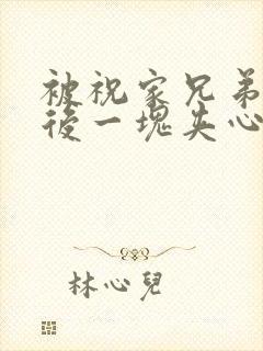 被祝家兄弟共享后一块夹心饼封面