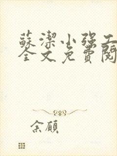 苏洁小强工地情全文免费阅读