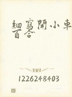 细写开小车车的百合