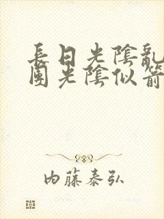 长日光阴乱作一团光阴似箭渺渺免费阅读封面