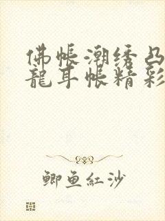 佛帐潮绣凸浮双龙耳帐精彩片段