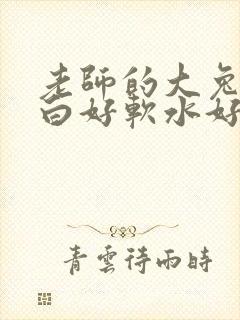 老师的大兔子好白好软水好多