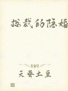 总裁的隐婚新娘