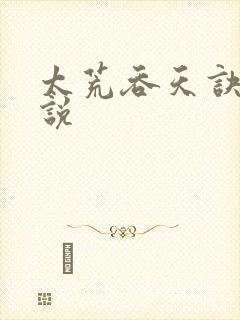 太荒吞天诀 小说封面