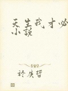 天生我才必有用小说