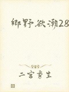 乡野欲潮28章