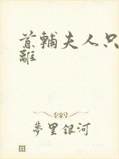 首辅夫人只想和离