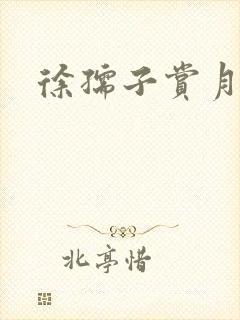 徐孺子赏月封面