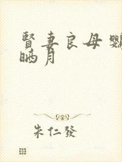 贤妻良母 鹦鹉晒月封面