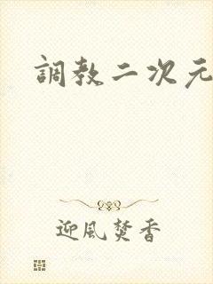 调教二次元封面