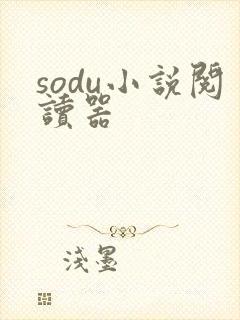 sodu小说阅读器