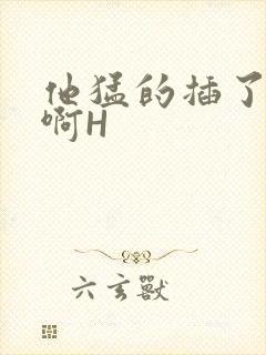 他猛的插了进去啊H