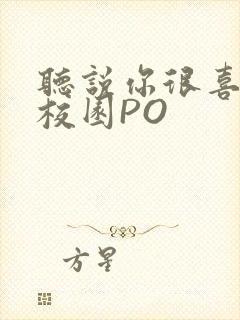 听说你很喜欢我校园PO