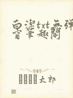 白洁txt无弹窗笔趣阁