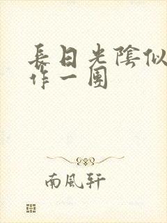 长日光阴似箭乱作一团封面