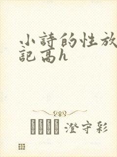 小诗的性放荡日记高h