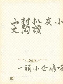 山村扒灰小说全文阅读