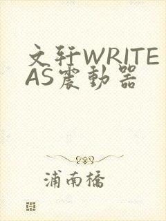 文轩WRITEAS震动器封面