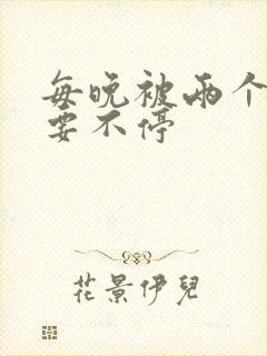 每晚被两个师傅要不停封面