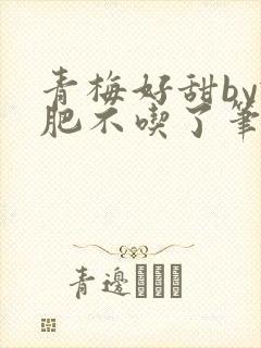 青梅好甜by减肥不吃了笔趣阁封面