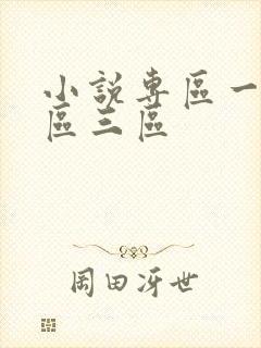 小说专区一区二区三区封面
