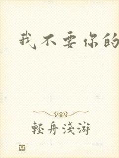 我不要你的承诺封面